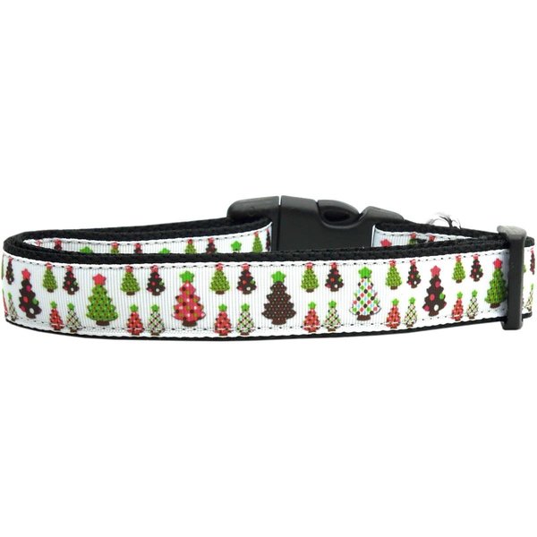 Mirage Pet Products Designer Christmas Trees Nylon Dog CollarSmall 125-156 SM